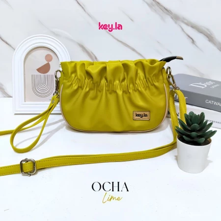 KEY.LA | OCHA TAS 2 IN 1 BAG Fashion Multifungsi Bahan Serut Anti Air Ukuran 23x15x6 Cm