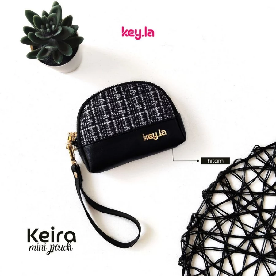 KEY.LA | KEIRA DOMPET KOIN WANITA Dompet Mini Dompet Uang Receh Resleting Kuat Simple Elegan